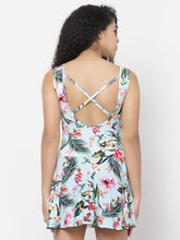CUKOO Padded Floral Printed Swimwear