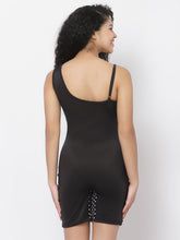 CUKOO Padded  Polka Dot Black Printed Swimsuit