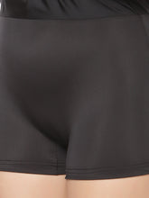 CUKOO Padded Black Two piece Skirtini Swimwear