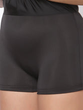 CUKOO Padded Full Sleeve Black Two-Piece Swimwear