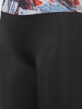 CUKOO Padded Black Printed Swimsuit