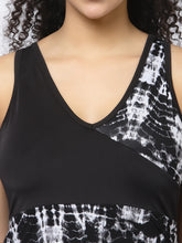 CUKOO Padded Black Printed Swimsuit