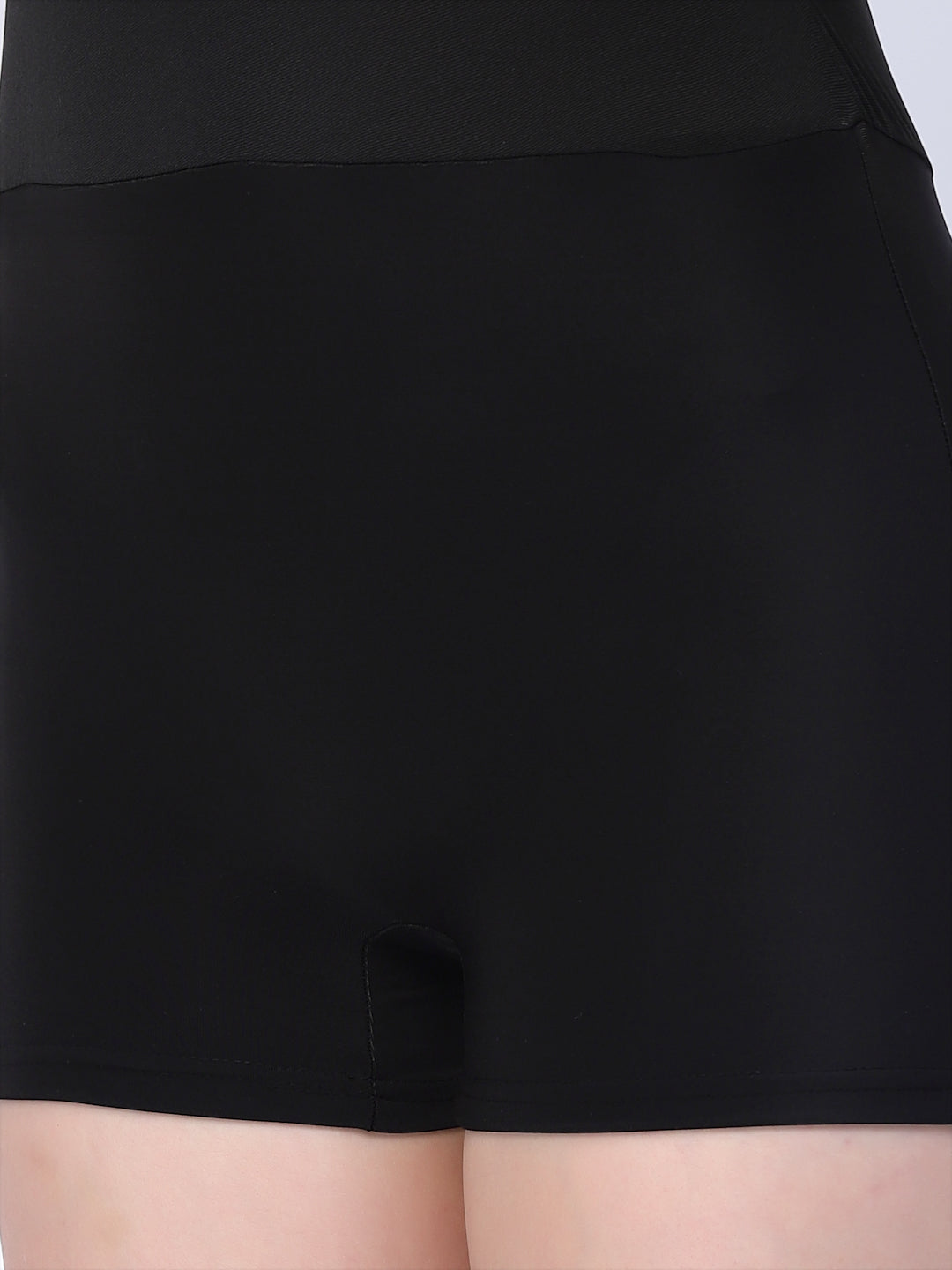 CUKOO Padded Animal Printed Black Swimwear