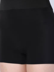 CUKOO Padded Animal Printed Black Swimwear