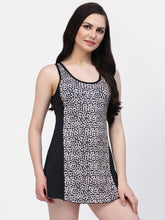 CUKOO Padded Animal Printed Black Swimwear