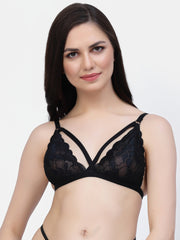 CUKOO Lacy Black Bra