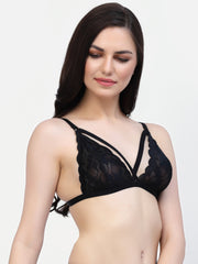 CUKOO Lacy Black Bra