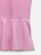 Cukoo Solid Single Piece solid  Pink kids swimsuit