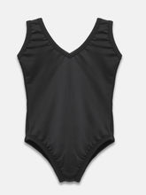 Cukoo Solid Single Piece solid Black kids swimsuit