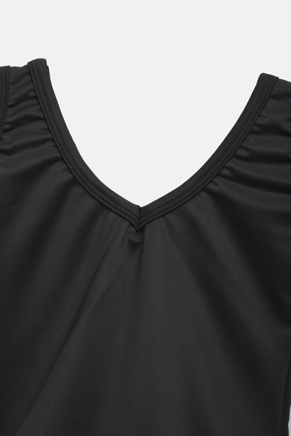 Cukoo Solid Single Piece solid Black kids swimsuit