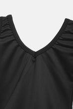 Cukoo Solid Single Piece solid Black kids swimsuit