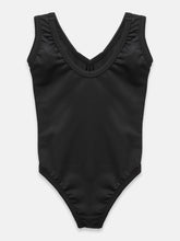 Cukoo Solid Single Piece solid Black kids swimsuit