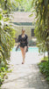 Padded Black Floral Print 3 pc Swimwear Set