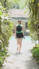 CUKOO Padded Black with Sea Green Border Swimwear