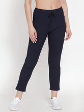 Cukoo Comfy : Blue Trouser for Women Stretchable Fabric - Cukoo 