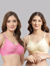 CUKOO Women Pack Of 2 Pure cotton Non Padded Everyday Bra