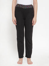 Cukoo Comfy: Black All Day/Night Pyjama with Multicolor Polka Dots for Women - Cukoo 