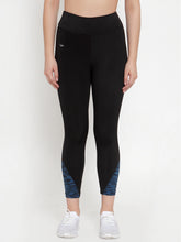 Cukoo Active Wear: Black Workout/Track Pant for Women BLUE - Cukoo 