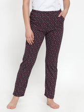 Cukoo Comfy: Black Floral Night Pyjama with Strechable Fabric for Women - Cukoo 