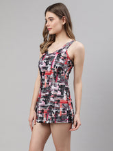 CUKOO Women Multicolour Nylon Printed Swimming Dress - Cukoo 