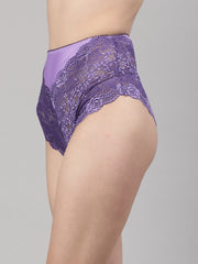 CUKOO Women Purple Nylon Hipster Panty - Cukoo 
