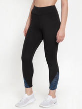 Cukoo Active Wear: Black Workout/Track Pant for Women BLUE - Cukoo 