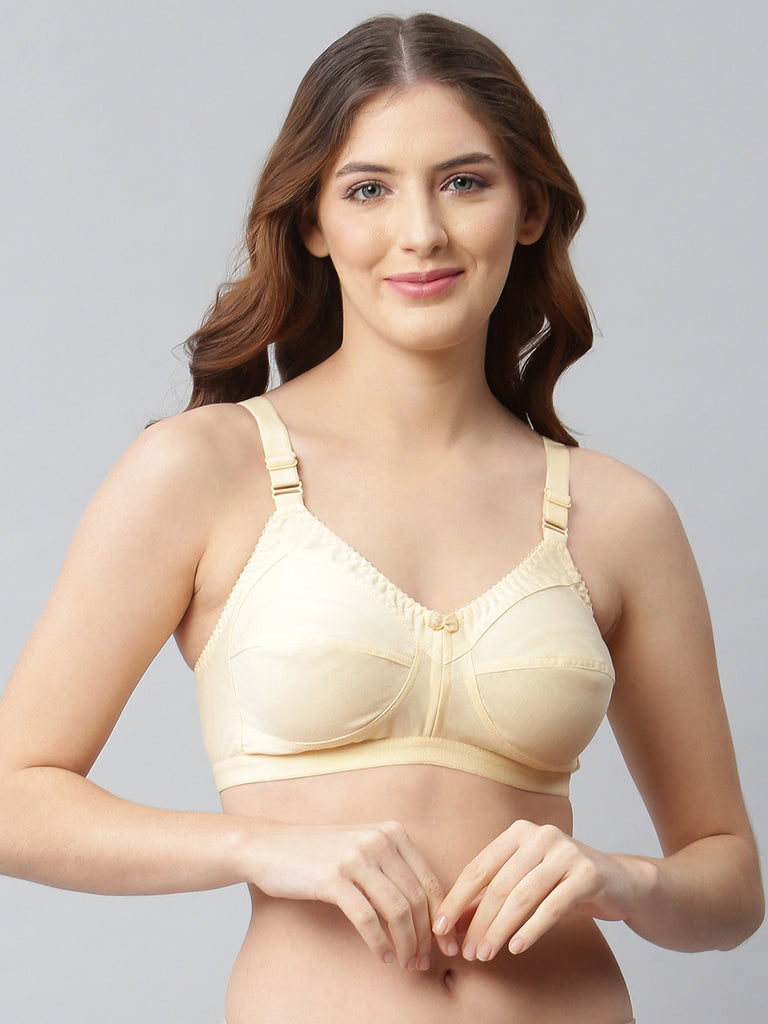 CUKOO Women Pack Of 2 Pure cotton Non Padded Everyday Bra –