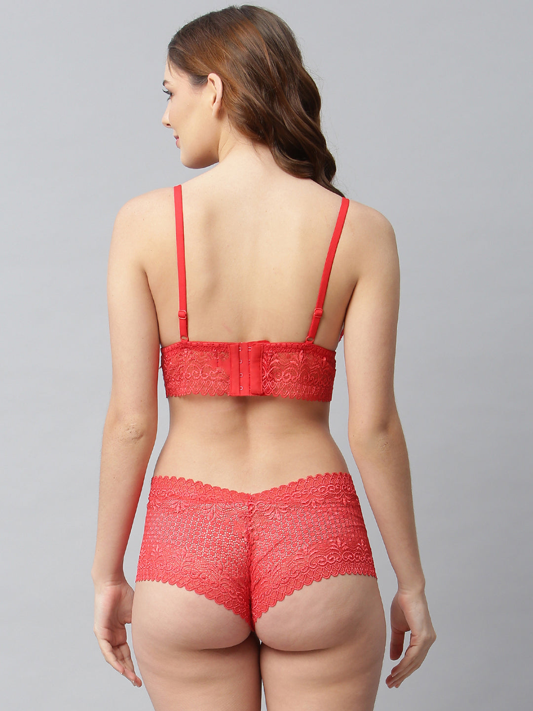 CUKOO Women Pack Of 2 Lacy Lingerie Set