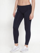Cukoo Active Wear: Navy Blue Tights with high Waist fit for Women - Cukoo 