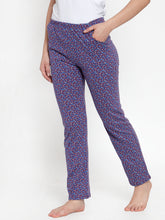 Cukoo Purple Floral Night Pyjama for Women - Cukoo 