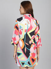 Swimwear Vibrant Print cover up Sarong