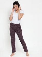 Cukoo Comfy: Black Floral Night Pyjama with Strechable Fabric for Women - Cukoo 