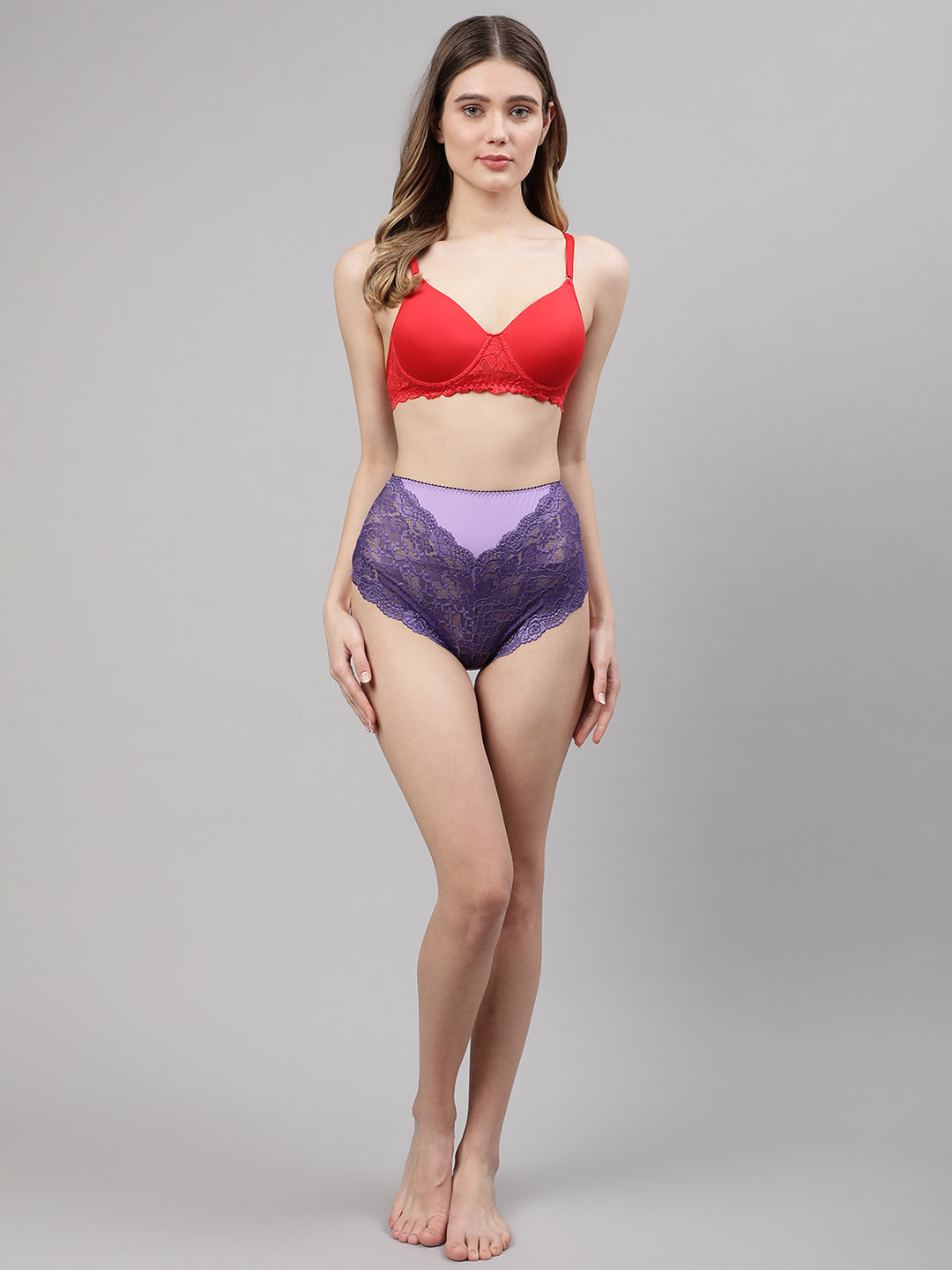 CUKOO Women Purple Nylon Hipster Panty - Cukoo 