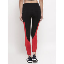 Cukoo Solid Black and Red Workout/Gym/ Yoga Track Pants for Women - Cukoo 