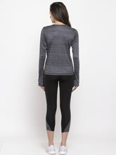 Cukoo Women Grey Nylon Two Piece Gym Active Wear/ Track Suit - Cukoo 