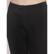 CUKOO Set of 2 Black & Blue 3/4th Tights for women - Cukoo 