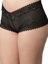 CUKOO Pack of 3 Lacy Black Panty
