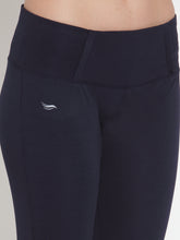Cukoo Active Wear: Navy Blue Tights with high Waist fit for Women - Cukoo 