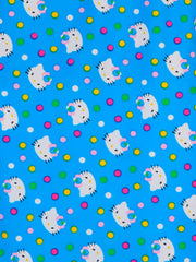 CUKOO Girls Blue Kitty Print Swimsuit (kids swimsuit)