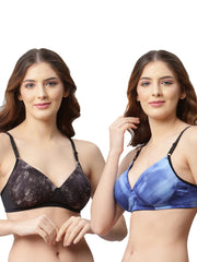 CUKOO Pack of 2 Lightly Padded Bra