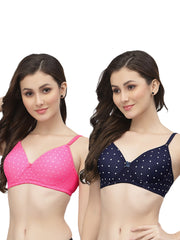 CUKOO Pack of 2 Lightly Padded Bra