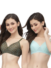 CUKOO Pack of 2 Lightly Padded Bra