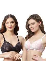 CUKOO Pack of 2 Lightly Padded Bra