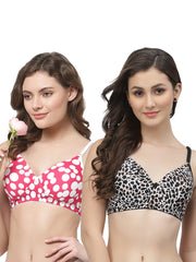 CUKOO Pack of 2 Lightly Padded Bra