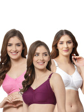 CUKOO Pack of 3 Pure Cotton Bra
