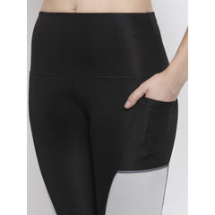 Cukoo Black Set of 2 Grey & Red Gym/ Yoga Track Pants for Women - Cukoo 