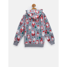 CUKOO Kids Christmas Santa Printed Grey Jacket - Cukoo 