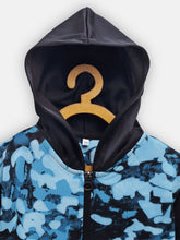 CUKOO Kids Cloudy Printed Black Jacket - Cukoo 