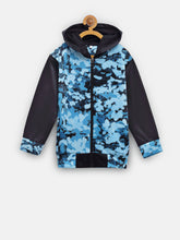 CUKOO Kids Cloudy Printed Black Jacket - Cukoo 