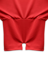 CUKOO Kids-Girls Red Solid Kids Swimsuit with Attached Shorts - Cukoo 